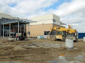 Construction crews  work on the new jail being built in Windsor's south end on February 15, 2013. (TYLER BROWNBRIDGE / The Windsor Star)