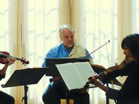 A Late Quartet, starring Philip Seymour Hoffman, centre, and Christopher Walken, right, will be shown Saturday at 6 p.m. at the Capitol Theatre.