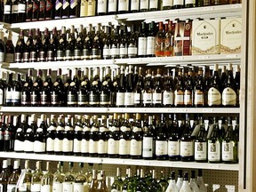 Liquor on shelves at the LCBO/ (Windsor Star files)