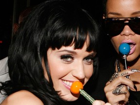 Katy Perry and Rihanna: the way they were.
(Getty Images)