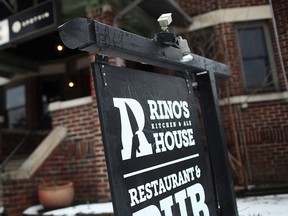 WINDSOR, ONT.:FEBRUARY 27, 2013 -- Rino's Kitchen and Ale House located at 131 Elliott Street West is pictured during a butcher demonstration dinner Wednesday, February 27, 2013. One half of a Berkshire pig was used to prepare a four-course meal for 16 guests while the other half was used for a butcher demonstration. (DAX MELMER/The Windsor Star)