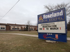 Roseland Public School in Windsor, Ont. is pictured Thursday, Feb. 21, 2013.  (DAN JANISSE/The Windsor Star)