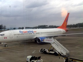 A Sunwing plane was diverted to Bermuda because a family was openly smoking in their seats. Special to The Star