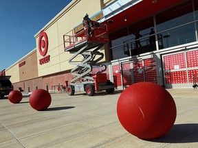 Construction work continues on the new Target store at the Devonshire Mall in Windsor on Wednesday, February 13, 2013. The store is scheduled to open in April 2013. (TYLER BROWNBRIDGE / The Windsor Star)