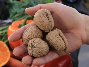 Walnuts contain a lesser-known omega-3 called ALA (alpha-linolenic acid). A daily intake of one gram can reduces heart-attack risk by 60 per cent or more. (JASON KRYK / The Windsor Star)
