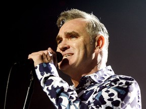 Morrissey performs at Hollywood high school on March 2, 2013 in Los Angeles, Calif. The singer has since cancelled his North American tour because of illness. (Photo by Kevin Winter/Getty Images)