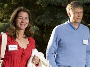 File photo of Melinda and Bill Gates, 2009. (Bloomberg files)