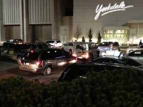 The scene outside Yorkdale Shopping Centre on Mar. 30, 2013 is shown in this screengrab image.