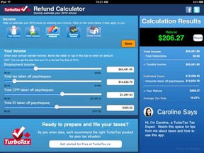 Calculate tax impact with TurboTax.  (Handout)