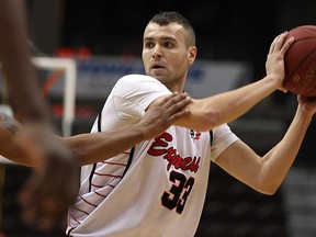 Greg Surmacz and the Windsor Express lost 114-98 to the Summerside Storm Tuesday in Game 2 of their National Basketball League of Cansda semifinal in P.E.I. Game 3 is Thursday at the WFCU Centre.(Windsor Star files)