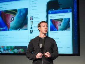 Mark Zuckerberg, chief executive officer and founder of Facebook Inc., speaks during an event at the company's headquarters in Menlo Park, Calif., on Thursday, March 7, 2013. Zuckerberg discussed the social-network  site's upgraded News Feed which includes bigger photos, information sorted into topics and a more consistent design across devices. (Photographer: David Paul Morris/Bloomberg)