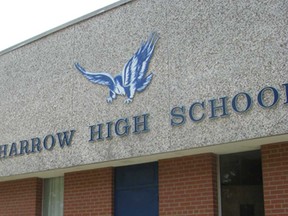 File photo of Harrow secondary school. (Windsor Star files)