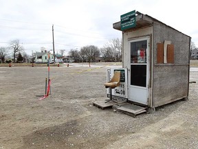 Non-conforming parking lots remain empty near Caesars Windsor in Windsor on Thursday, March 22, 2013. The city has begun to crack down on the parking lots.                          (TYLER BROWNBRIDGE/The Windsor Star)