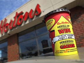 A Tim Hortons is seen in this file photo. (Tyler Brownbridge/The Windsor Star)