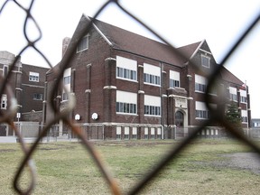 The new Campbell Avenue school in Windsor, Ont., is the consolidation of the student bodies of Taylor and Benson, shown here, elementary schools.  (Windsor Star files)