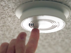 A smoke alarm is seen in this file photo. (Photo By: Mikael Kjellstrom)