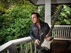Singer Colin James at his home in North Vancouver, December 16, 2009.   (Bill Keay photo/Vancouver Sun)