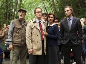 Windsor-born actress Keegan Connor Tracy, second from the right, appears in TV’s Once Upon a Time. (ABC)