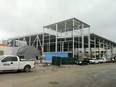 The construction site of Windsor's Family Aquatic Complex is shown on Mar. 12, 2013. The Ontario Ministry of Labour is investigating an accident that occurred on the site on Mar. 11 and left one man with injuries that required surgery. (Dalson Chen / The Windsor Star)