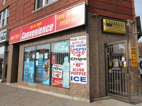 Convenience store on Tecumseh Rd. E. is shown Nov. 16, 2011. (Windsor Star files)