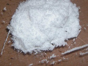 Ketamine hydrochloride is shown in this Wikimedia Commons image.