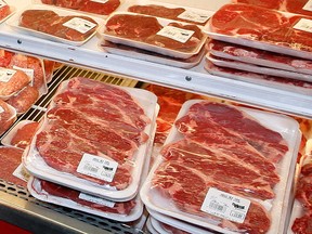 Packages of meat are shown at a grocery store in this file photo. (Nick Brancaccio / The Windsor Star)