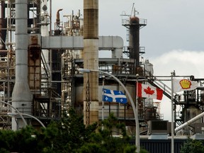 File photo of the old Shell refinery in east end Montreal, 2010. (Postmedia News files)