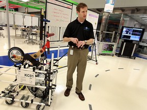 Jeff Dobski speaks during a tour at the World Class Manufacturing Academy in Warren, Michigan on Friday, March 1, 2013. Employees from across the Chrysler company come to the facility to train and work on real world problems. (TYLER BROWNBRIDGE / The Windsor Star)