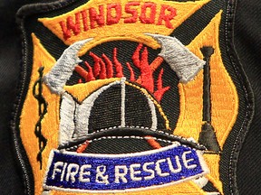 The badge of Windsor Fire and Rescue Services. (Jason Kryk / The Windsor Star)