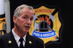 Windsor Fire Chief Bruce Montone says his department needs to do more educating about fire prevention after a report stated Windsor was one of the worst for residential blazes and injuries. (JASON KRYK/The Windsor Star)