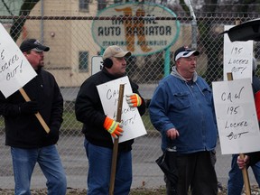 CAW Local 195 members have been locked out at National Auto Radiator causing concern for workers and retired workers who have had their health benefits cancelled.  CAW Local 195 president Gerry Farnham held a media conference at the local office on Somme Avenue.  "It's a slap in the face I've never seen before," said Farnham, April 11, 2013. (NICK BRANCACCIO/The Windsor Star)