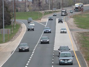 The E.C. Row Expressway in Windsor, Ont. on April 30, 2013. (Dan Janisse / The Windsor Star)