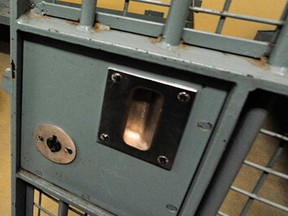 File photo of part of a jail cell door. (Windsor Star files)