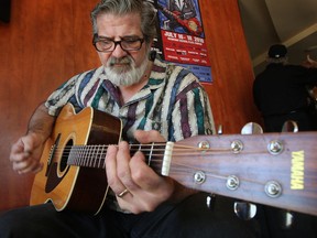 Canadian bluesman Johnny V, who has died aged 59, is seen in this 2010 file photo. (Dan Janisse/The Windsor Star)