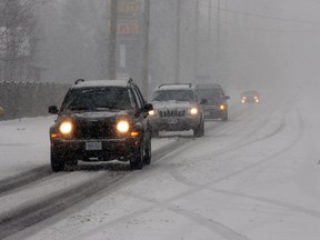 Motorists head south on Front Road in Amherstburg in this file photo. (Windsor Star files)