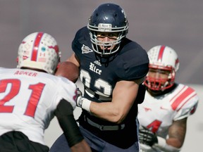 LaSalle's Luke Willson played four years of football at Rice University. (Rice University photo)
