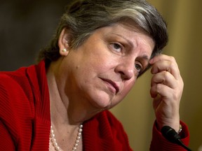 U.S. Homeland Security Secretary Janet Napolitano says funding for border security isn't keeping up with demand. (AP Photo/Evan Vucci)