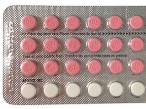 Birth control pills Alysena28 blister pack is shown in the correct configuration in this handout photo. The maker of the birth-control pill Alysena 28 has issued an urgent recall after it was discovered that one lot of the contraceptive may have been incorrectly packaged with only two weeks of drug-containing tablets instead of three.