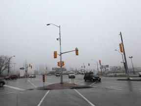 The intersection of Provincial Road and Cabana Road East is shown in this December 2012 file photo. (Dan Janisse / The Windsor Star)