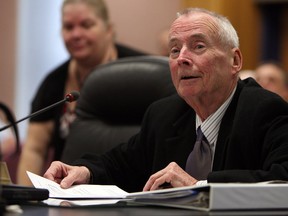 Dr. David Wonham speaks during a regular city council meeting in city hall in Windsor on Monday, April 22, 2013.                            (TYLER BROWNBRIDGE/The Windsor Star)