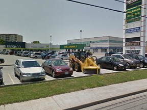 The parking lot of the FreshCo store at 5415 Tecumseh Rd. East in Windsor, Ont. is shown in this Google Maps image. The location is one of a string of parking lots targeted by purse snatchers since Mar. 25. Police have arrested and charged two teenage male suspects.