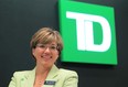 Marie Pronovost, manager of the TD Canada Trust branch at Ouellette Avenue and Pitt Street, has won the bank's global Vision in Action Award.(Jason Kryk/The Windsor Star)