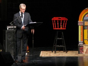 Storyteller Stuart McLean brings his tales to  Chrysler Theatre, St. Clair Centre for the Arts, on Tuesday, April 23 at 7:30 p.m.