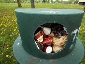 Windsor and Essex County need more garbage cans and recycling bins, says one local reader. (Tyler Brownbridge/The Windsor Star)