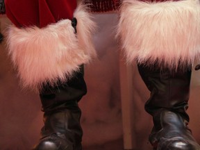 A man's boots when he's dressed as Santa Claus. (Windsor Star files)