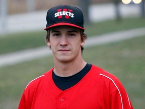 Jake Lumley is the latest Windsor baseball prospect keeping his passport and travel bag close in a quest to make the Canadian Junior national team. (NICK BRANCACCIO/The Windsor Star)
