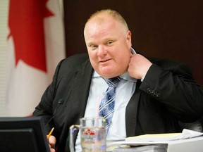 File photo of Toronto Mayor Rob Ford.
(Canadian Press files)