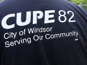 File photo of CUPE Local 82 T-shirt. (Windsor Star files)