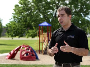 In this file photo, Fabio Costante, whose group Our West End is in partnership with the Centres for Seniors Windsor, speaks during a United Way funding announcement in Windsor on Monday, May 27, 2013. (TYLER BROWNBRIDGE/The Windsor Star)