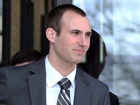 Trevor Skeates leaves Superior Court of Justice in Windsor February 25, 2013. (NICK BRANCACCIO/The Windsor Star)